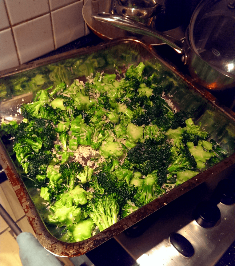 Parmesan roasted broccoli
